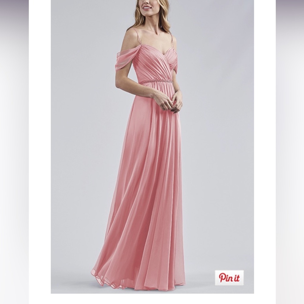 Jasmine Bridal Bridesmaid Dress, size 18, misty pink